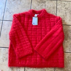 Brand new with tags!  Never worn red sweater from H&M